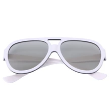 3D очки Универсальные круглые пассивные Поляризованные 3D очки для ТВ реального 3D кинотеатра 0,42 мм