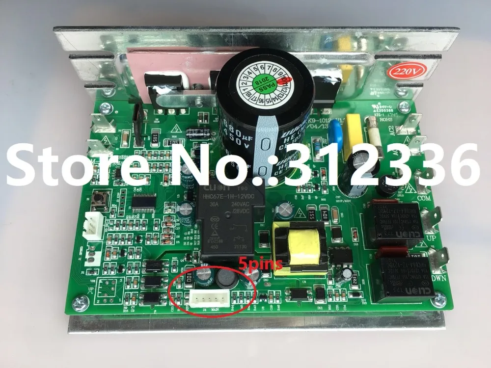 US $119.68 Free Shipping ZYXK9 ZYXK91012V13 4pins Or 5pins Treadmill Circuit Board Motherboard Driver Control Board