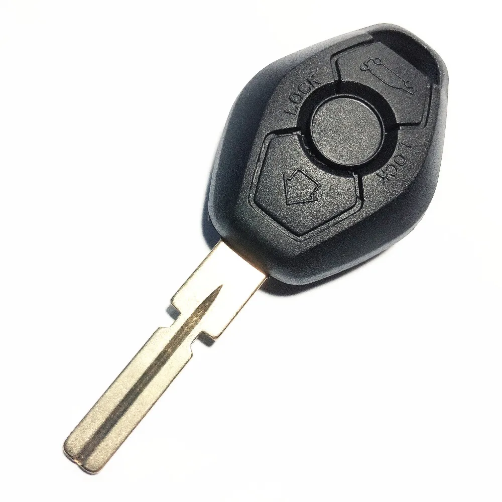 

3 BUTTON UNCUT KEY REMOTE SHELL CASE Fit FOR BMW 3 5 7 SERIES Z3 Z4 X3 X5 M5 325i E38 E39 E46