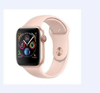 

HOT IWO 8 44mm Bluetooth Smart Watch Series 4 1:1 SmartWatch Case for iOS Android Heart Rate ECG Pedometer Upgrade pk IWO 5 6 7