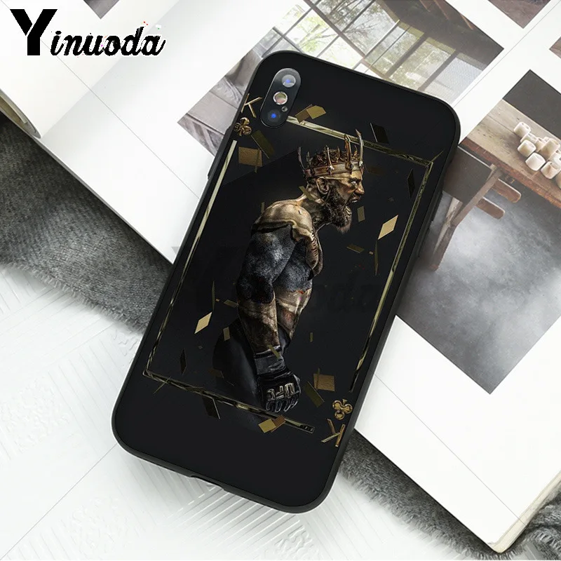 Yinuoda Conor McGregor UFC High Quality Phone Accessories Case for Apple iPhone 8 7 6 6S Plus X XS MAX 5 5S SE XR Cellphones