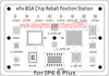 efix BGA Chip IC Reballing Stencils Heat Hot Air Gun Soldering Station SMD Heating Blower Rework Tool Repair for iPhone NAND CPU ► Photo 2/6