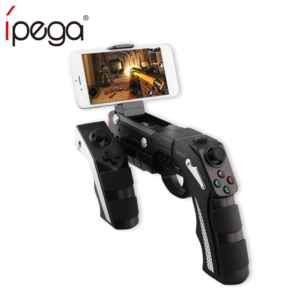 

iPega PG-9057 PG 9057 Wireless Bluetooth Game Controller Gun Design Style Joysticker Game Pad Handset for iOS Xiaomi Smartphone