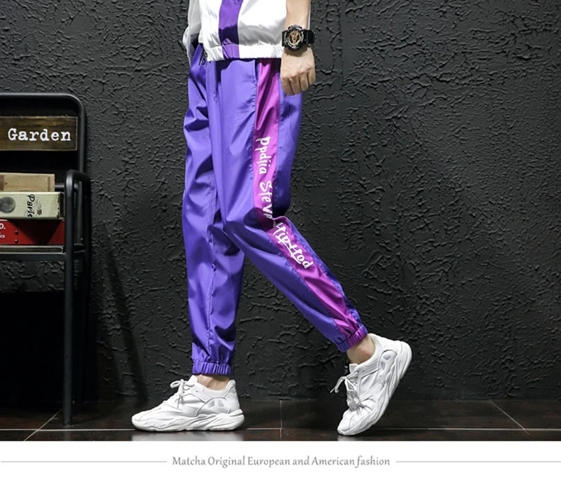 Harem Cargo Pants Men Streetwear Hip Hop Japan Style Trousers Male Khaki Loose Straight Pants  (36)