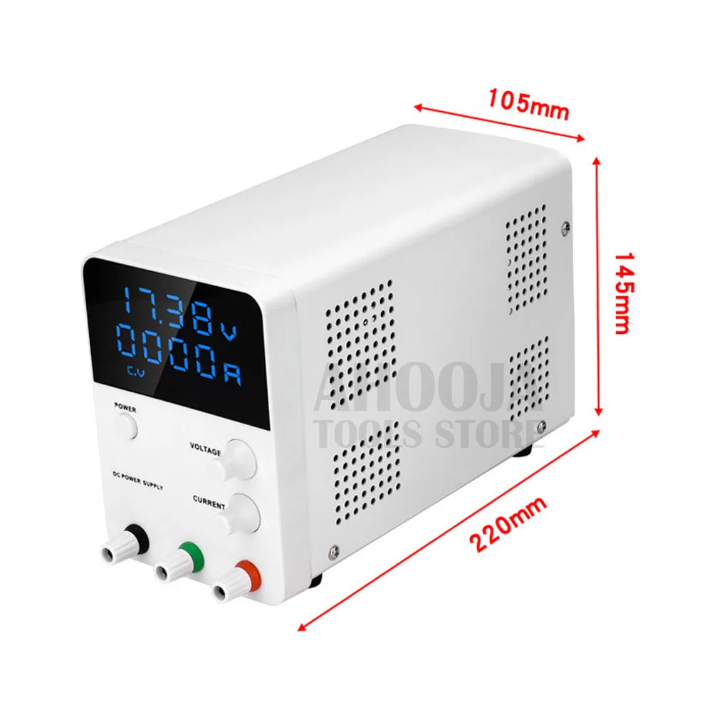 DC Power Supply Current 30V5A Blue LED Constant Voltage and Current Switching 