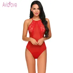 Avidlove Babydoll белье сексуальное эротическое горячий секс нижнее бельё; Женская сорочка женское сексуальное цельное белье кружевное Тедди