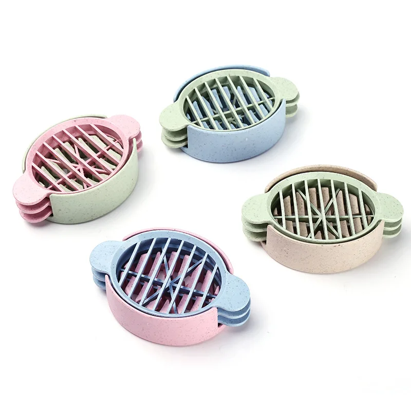 

2018 Wheat Straw Mold Cutter Artifact Gadgets Kitchen Utensils Convenient Egg Cutter Split Device Food Divider Slicer Egg Slicer