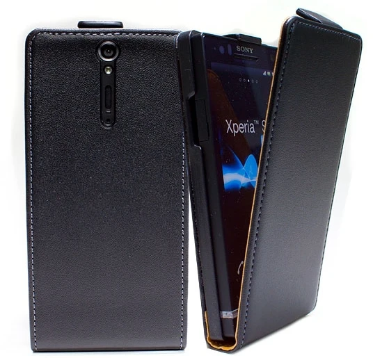 Genuine leather case Flip cover For Sony Xperia S Lt26i luxury | Мобильные телефоны и аксессуары