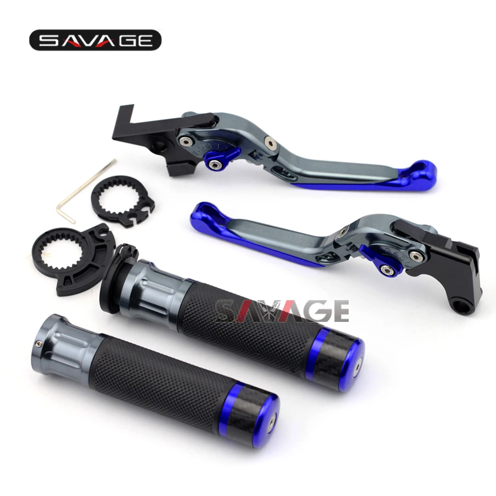 

For YAMAHA MT-09/FZ-09/MT-07/FZ-07 2014-2016 Motorcycle Adjustable Folding Brake Clutch Levers Handlebar Hand Grips
