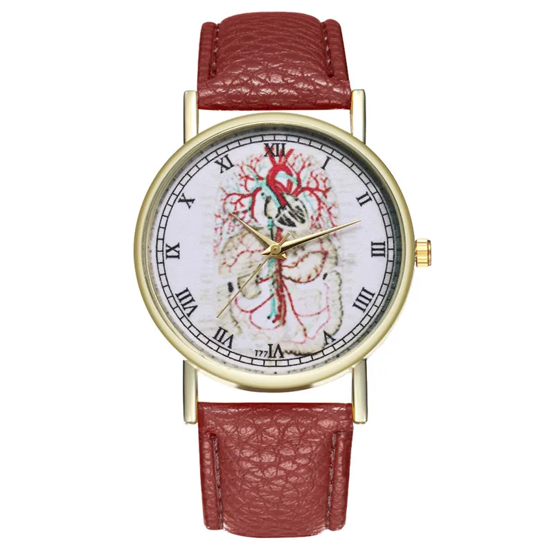 MJARTORIA Ladies Watches Students Clock Watch For Women Girl Human ...