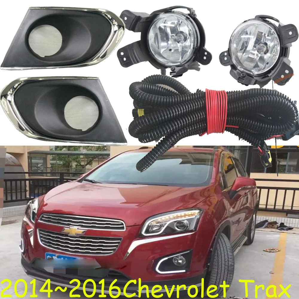 Один комплект, автомобильный бампер, лампа для Chevrolet Trax, противотуманный светильник,,, лет, галогенная лампа, 4300 K, автомобильные аксессуары, головной светильник Trax