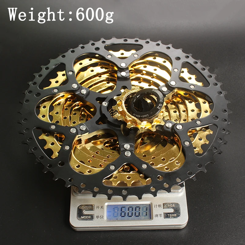 SUNSHINE-SZ 11-50T 10 скоростей кассета 10 s Gold Freewheel MTB горный велосипед стальные золотые звездочки для частей системы