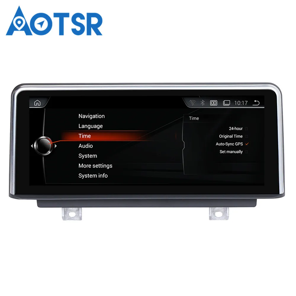 Excellent Aotsr Android 4.4 Car GPS Navigation NO DVD Player Headunit For BMW 3/4 Series F30-F36 2013-2016 1 Din Radio Multimedia Stereo 1