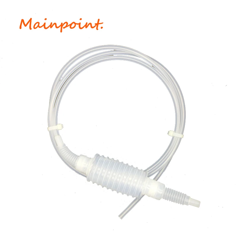 1.6m Car Portable Manual Hand Siphon Pump Hose Gas Oil Tubing Liquid
