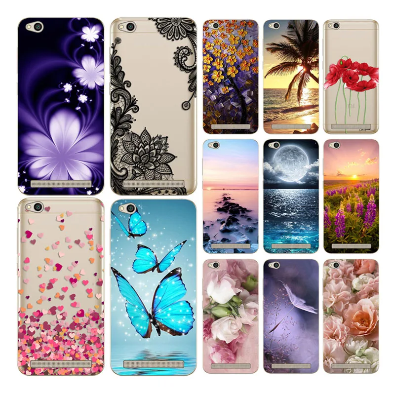 

Goterfly Case For Redmi 5A 5.0 Cover Cat Flower For Redmi 5A Cartoon Fundas For xiaomi Redmi 5A Capa case For Redmi 5A Cartoon