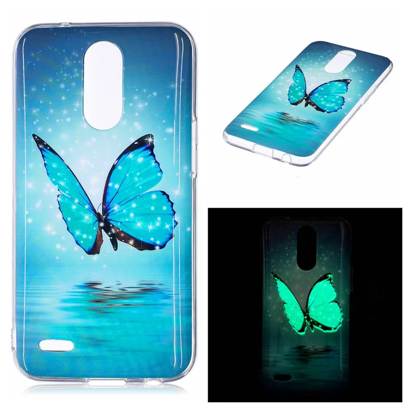 

For LG K10 2017 5.3" Silicon Case Animal Anime Luminous Silicone TPU Skin Soft Back Cover Case for LG K10 2017 M250N M250 X400