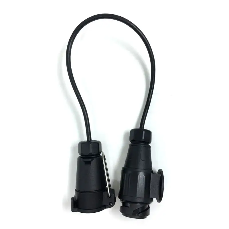 

7 Pin To 13 Pin Trailer Adapter Lead Converter With Cable Wiring Connector 12V Plug Socket