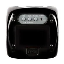 FLST цифровой ЖК-дисплей голосовой говорящий Светодиодный проекционный будильник темп-станция