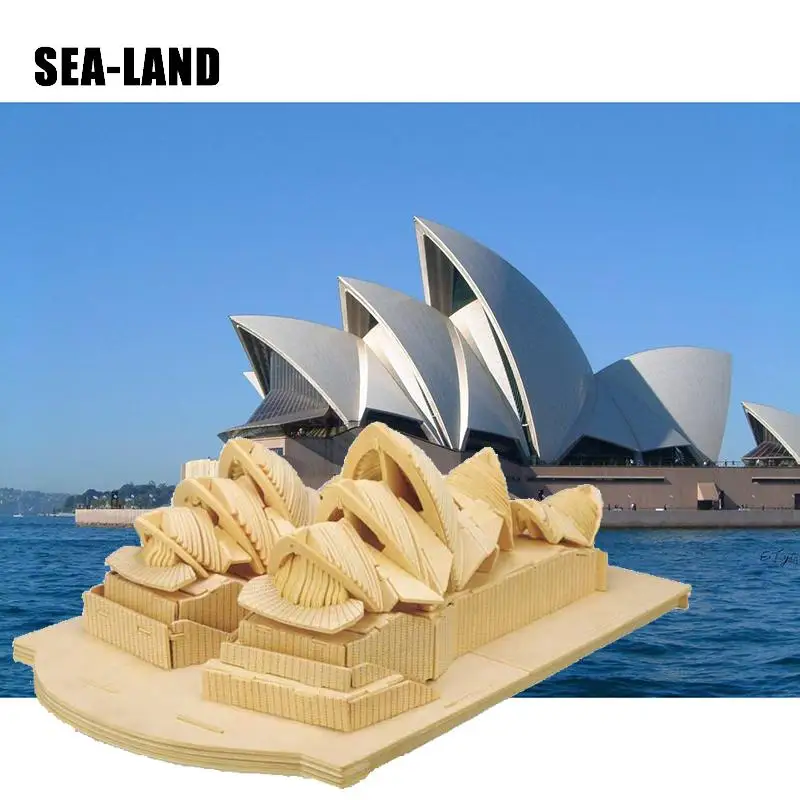 sydney opera house 3d puzzle