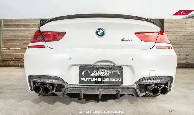 F06 F12 F13 M6 задний диффузор из углеродного волокна для BMW 640i 650i M tech Sport & бампер 2012