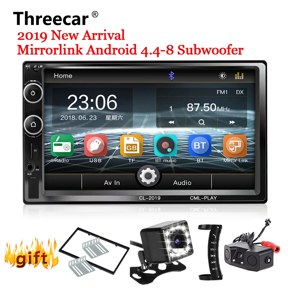 2 Din font b Car b font font b Radio b font Bluetooth Mirror link 2din