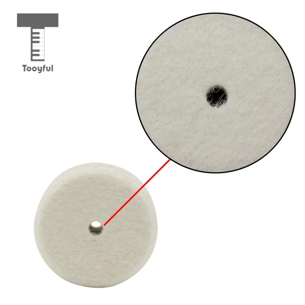 Tooyful Durable Drum Pedal Beater Mallet Hammer Head Wool Felt DIY for Drummer Percussion Instrument Accessory