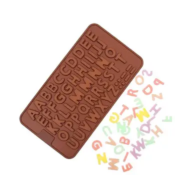 

New Arrival 26 Letters Shape Silicone Mold Jelly Chocolate Soap Cake Decorating DIY Kitchenware Bakeware SN1655