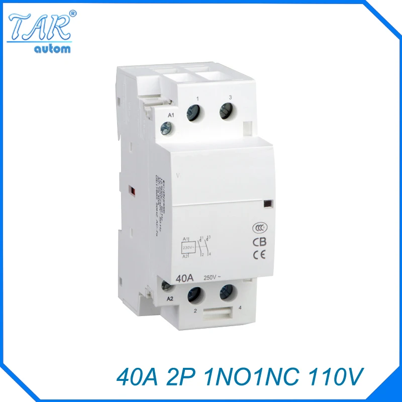 

Modular contactor 40A 1NO 1NC 2P 110V mps household contactor