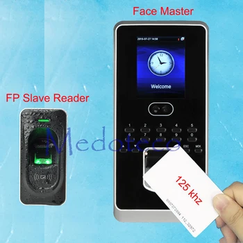 

Iface 3 Biometric Face Access Control System with fingerprint slave reader FR1200 for in and out Rfid Card Door Access Control