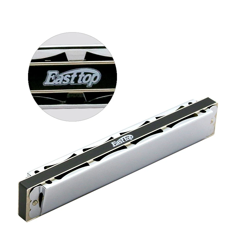 T2406 Easttop гармоника Tremolo с 24 отверстиями музыкальный инструмент кнопкой в форме