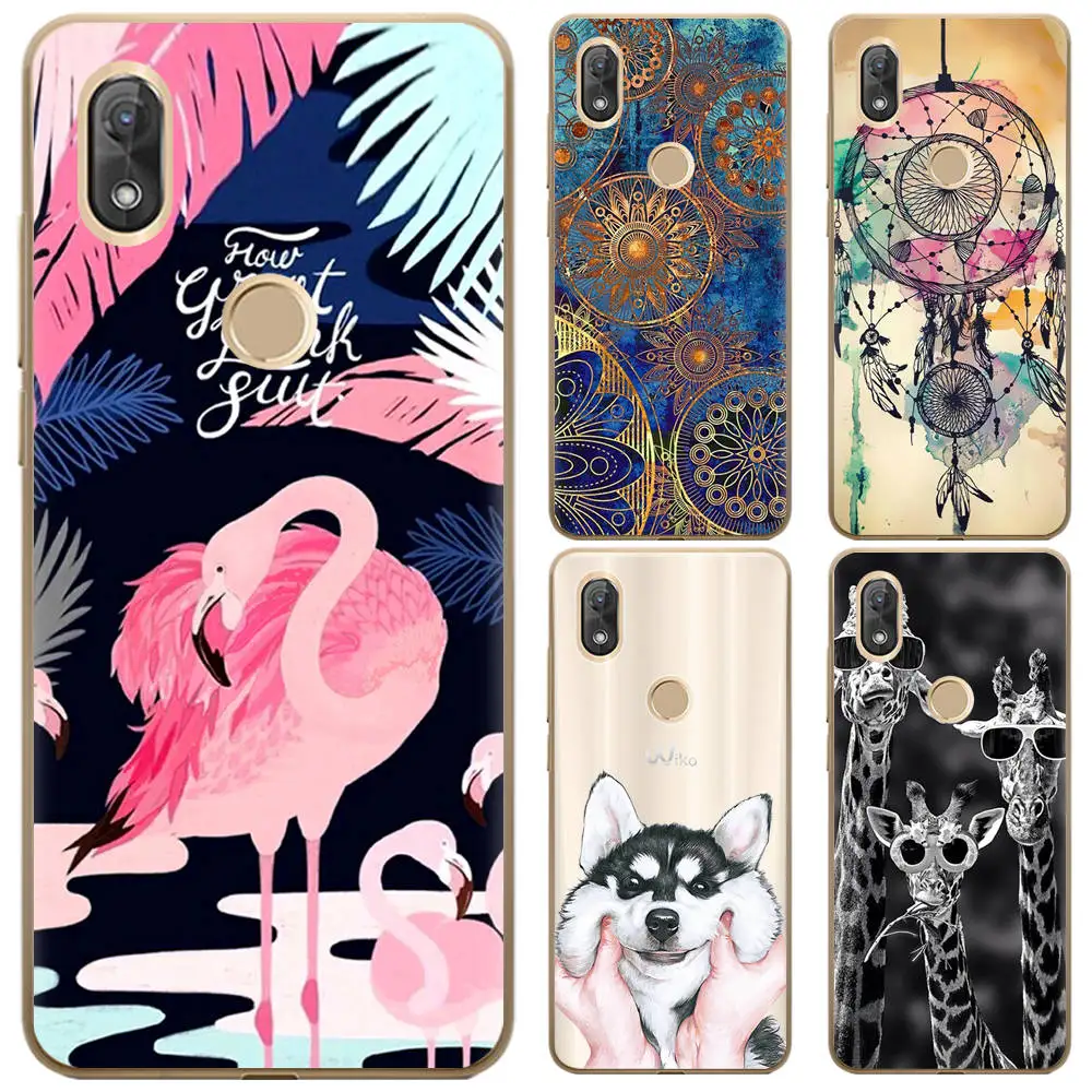 

Phone Case For Wiko View 2 / View 2 Pro / View Go / View Max Cute Cartoon High Quality Painted TPU Silicone Soft Case