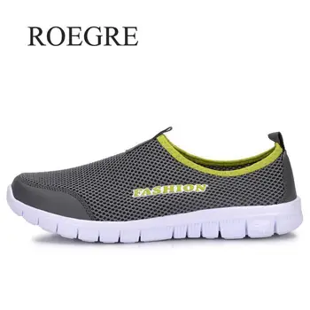 

Sneakers Men's Summer Shoes 2019 New Plus Size 35-46 Comfortable Men Casual Shoes Mesh Breathable Loafers Flats Shoes Footwear