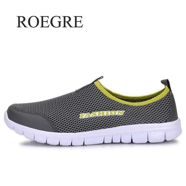 Sneakers Men’s Summer Shoes 2019 New Plus Size 35-46 Comfortable Men Casual Shoes Mesh Breathable Loafers Flats Shoes Footwear