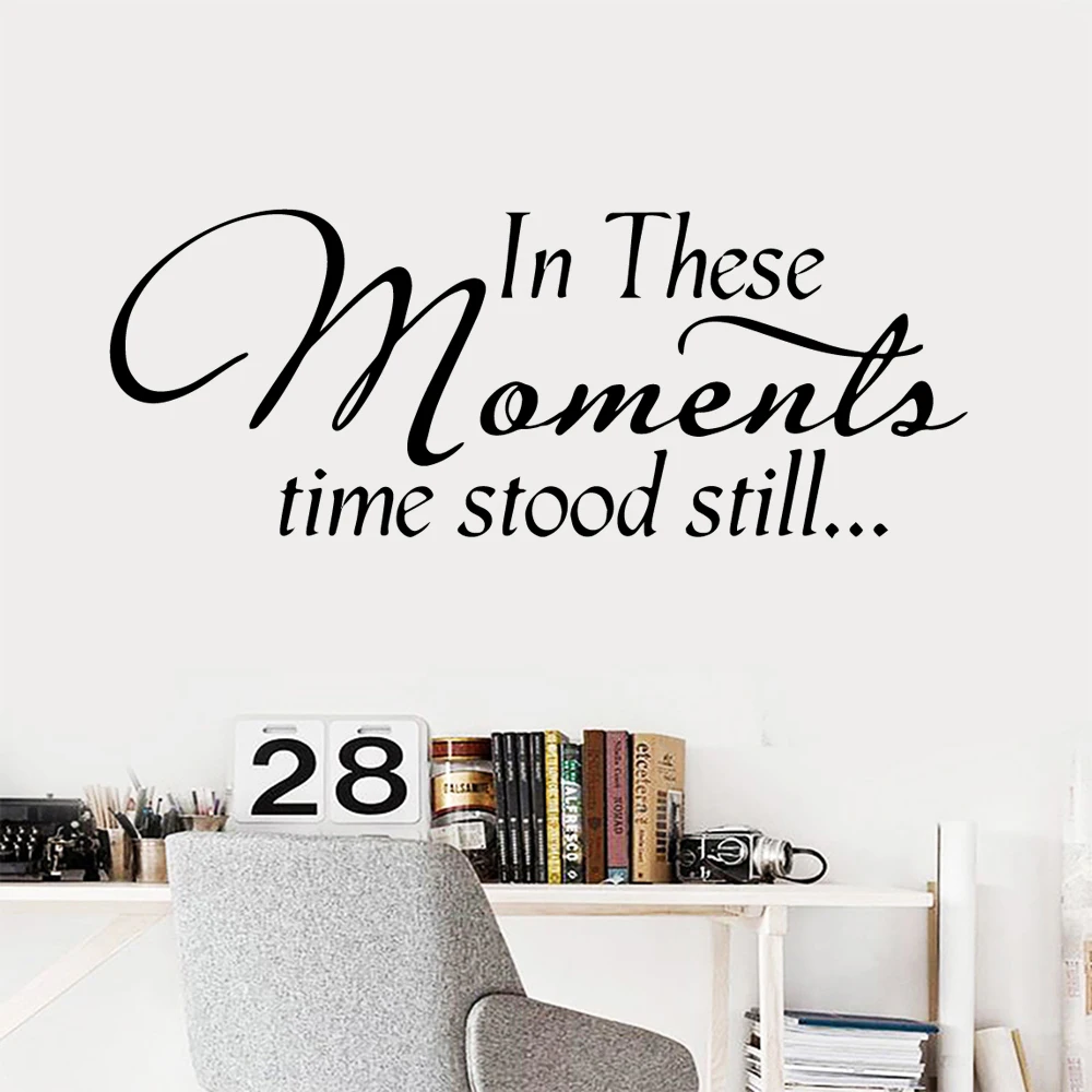 

Hot English Sentences Wallpaper Home Decoration Wall Sticker For Living Room Kids Room Vinyl Art Decal