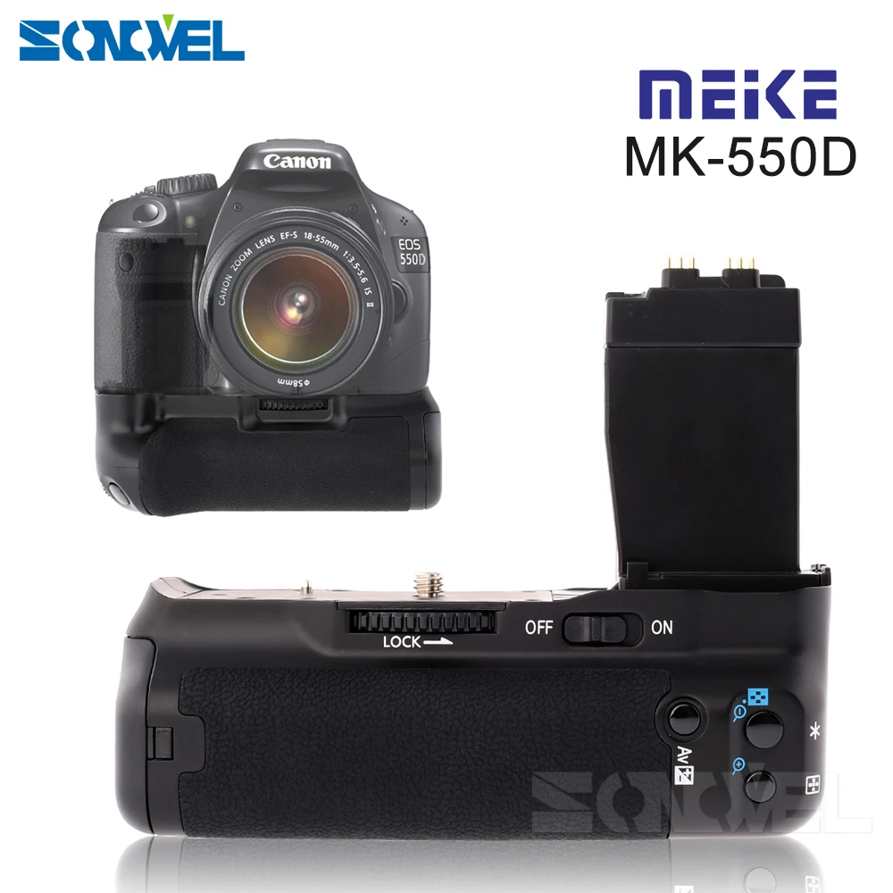 meike mk 550d bg e8 battery grip for canon 550d 600d 650d 700d t2i t3i t4i