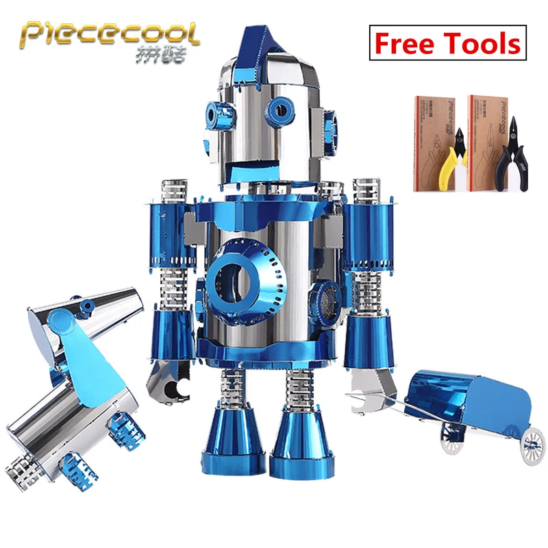 Металлический 3D пазл Piececool Путешествие Hello Cool Модель для сборки своими руками