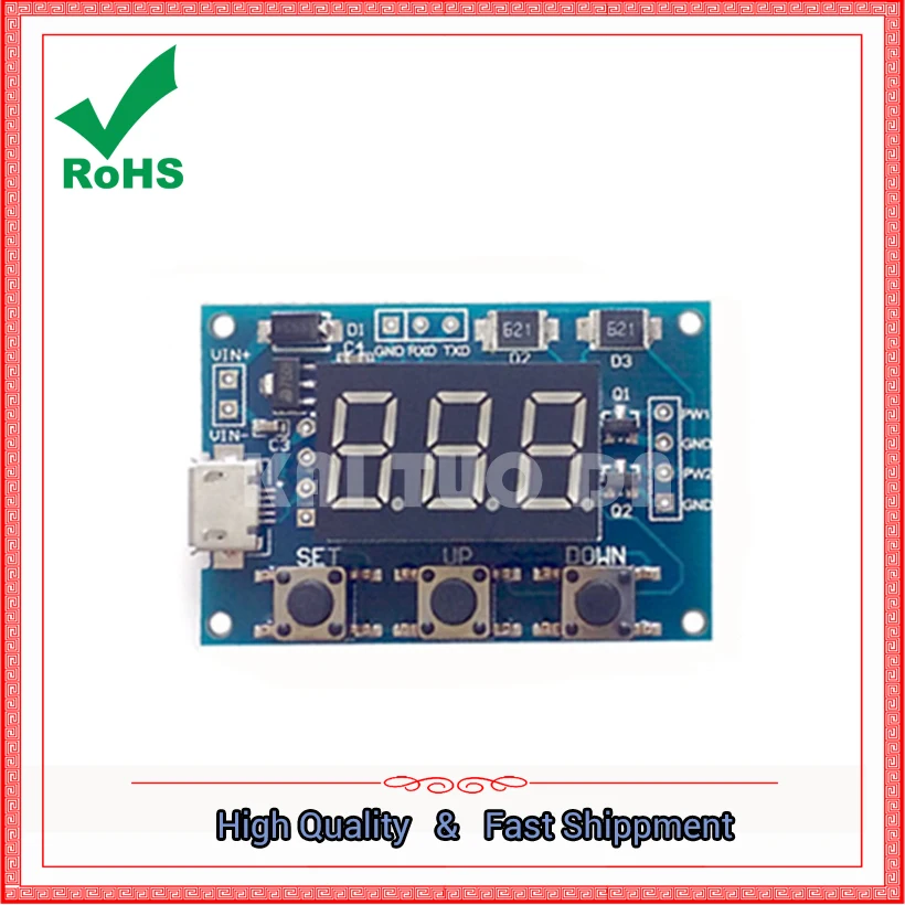 2 Channel Square Rectangular Wave Signal Generator Stepper Motor Driver