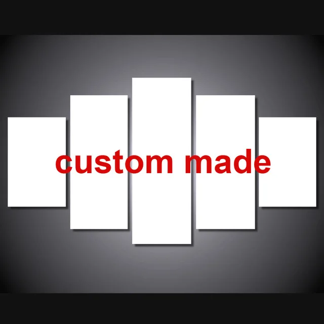 

Printed 5 piece canvas art custom made Painting Canvas Print custom photo image custom print poster picture canvas