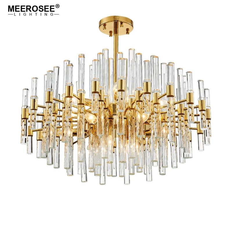 

2019 New Arrival Chandelier Lighting Crystal LED Chandelier Light Fixture Golden hanglamp Lustre for Dining Living Room Lamp