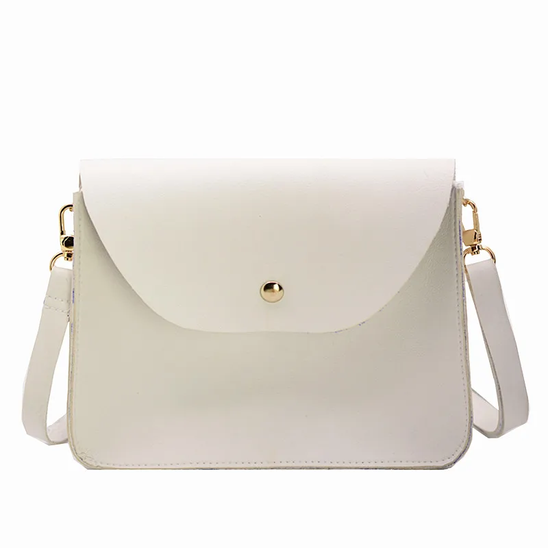 Designer handbags white shoulder bag small bags female soft PU leather messenger bag crossbody ...