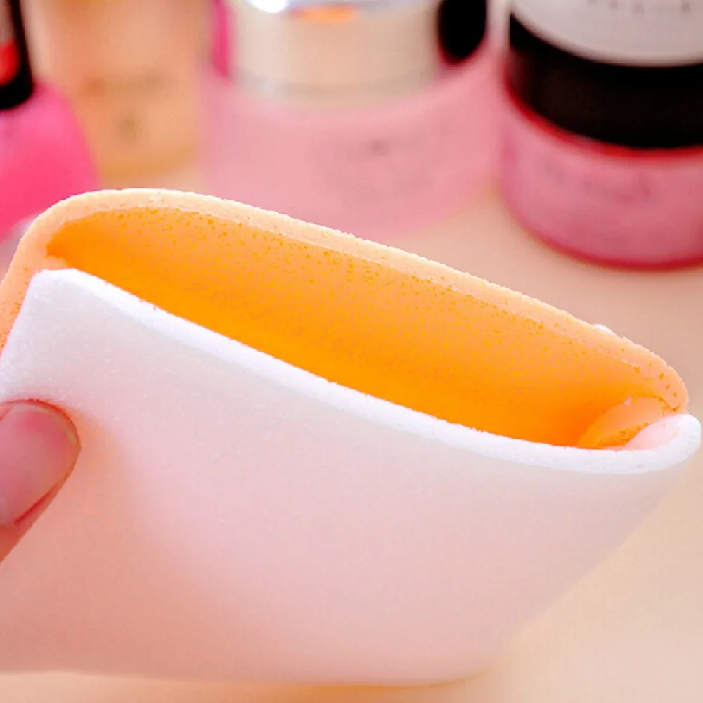 

5pcs Facial Cleaning Cosmetic Puff Dirts Removing Sponge Pad Fashion Design Colored Tool Accessories Soft Smooth Makeup Tools
