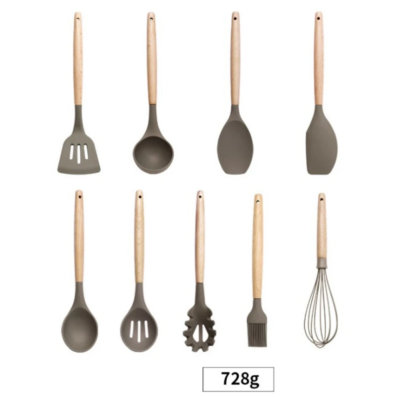 Silicone Spatula Heat-resistant Soup Spoon Non-stick Special Cooking Shovel Kitchen Tools Silicone Spatula Heat-resistant Soup Spoon Non-stick Special Cooking Shovel Kitchen Tools