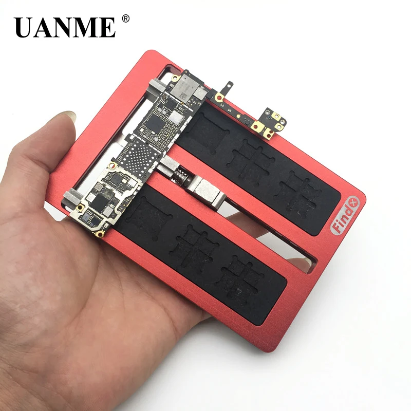 UANME Motherboard Clamps High Temperature Main Logic Board PCB BGA Fixture Holder for iPhoneA8 A9 A10 Plus Fix Repair Mold Tool UANME Motherboard Clamps High Temperature Main Logic Board PCB BGA Fixture Holder for iPhoneA8 A9 A10 Plus Fix Repair Mold Tool