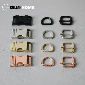 

200 sets metal buckle tri-glide 3/4" (20mm) solid d rings for bag dog collar supplies DIY accessories adjusters sliders