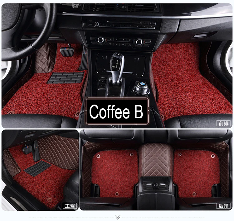 

Car floor mats special for Audi A4 B5 B6 B7 B8 allraod Avant 5D car-styling carpet floor liners (1994-present)