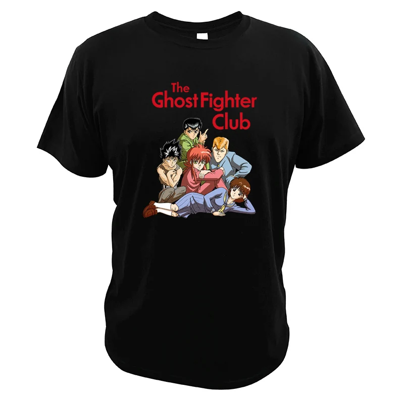 

YuYu Hakusho T-shirt Urameshi Yuusuke The Ghost Fighter Club Hot Design Kuwabara Kazuma Tshirt Japanese Anime Hiei T shirt