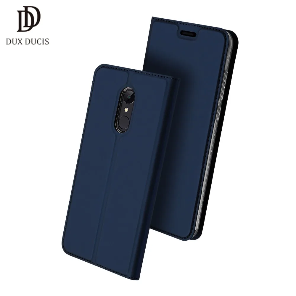 

DUX DUCIS Leather Flip Case for xiaomi redmi 5 Wallet Capa business Book phone Cover case for xiaomi redmi 5 case