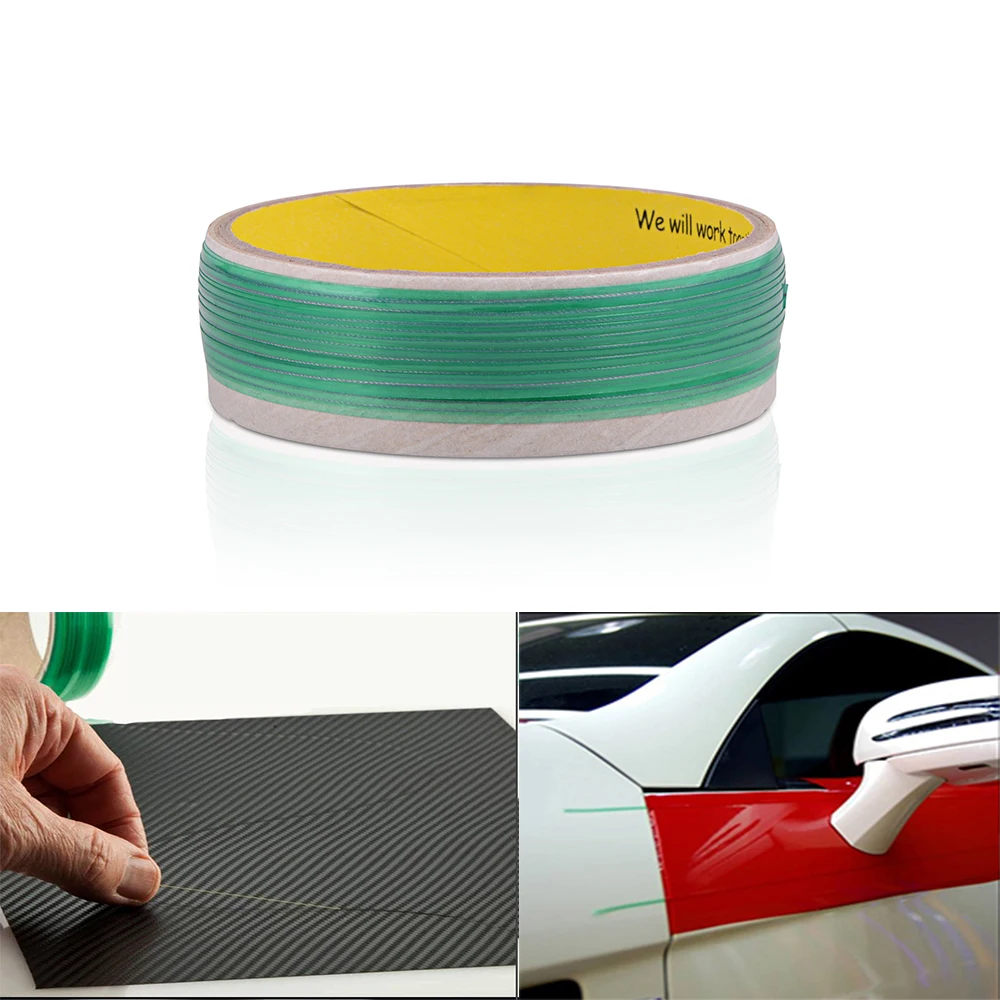 FOSHIO 500CM Vinyl Car Wrap Knifeless Tape Design Line Car Stickers