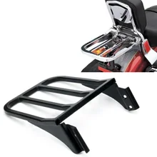 Мотоцикл Спорт Сисси Бар Спинки Багажник На крыше Для Harley Sportster XL 04-17 Softail 84-05 FLST FLSTC FLSTC FLSTF 06-17 Черный