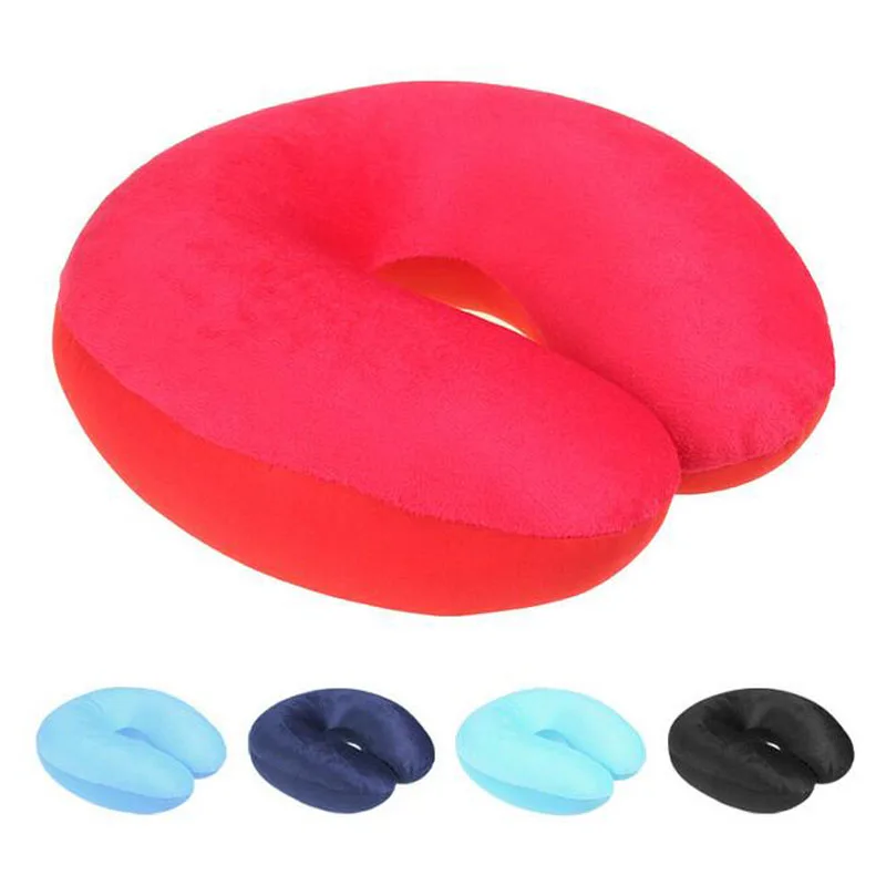 U Shape Neck Pillow Car Airplane Travel Pillows kissen Foam Beads